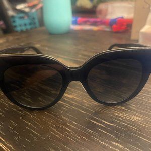 Fendi Black/Gold Eyewear F Is Sunglasses
